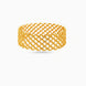 Gold Plated Wedding Elegant Criss-Cross Single Bangle