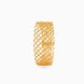 Gold Plated Wedding Elegant Criss-Cross Single Bangle