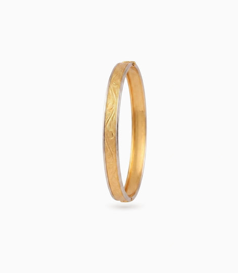 Gold Plated Festive Flex Single Bangle