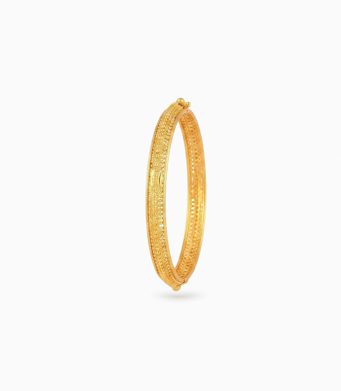 Gold Plated Wedding Openable Kada Single Bangle