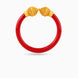 Gold Plated Wedding Red Filigree Pola Single Bangle