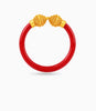 Gold Plated Wedding Red Filigree Pola Single Bangle