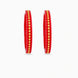 Gold Plated Everyday Red Pola Bangle Set
