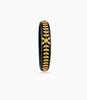 Gold Plated Wedding Black Floral Leaf Pola Single Bangle