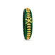 Gold Plated Green Floral Kada Single Bangle