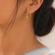 Gold Plated Everyday Bali Earrings