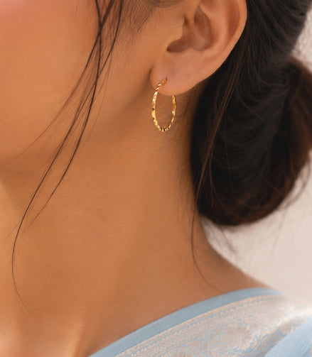 Gold Plated Everyday Bali Earrings