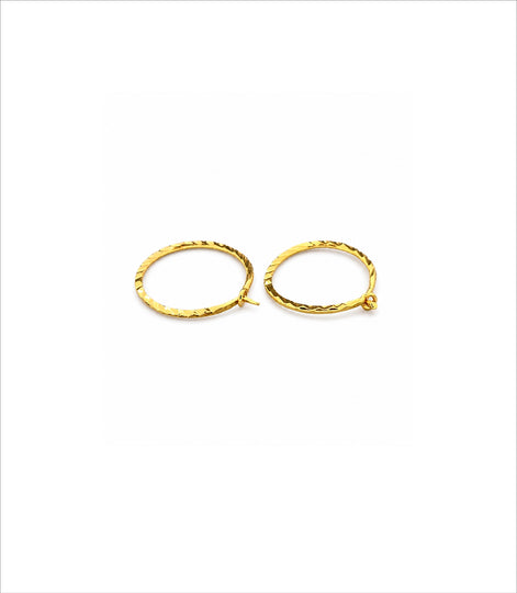 Gold Plated Everyday Bali Earrings