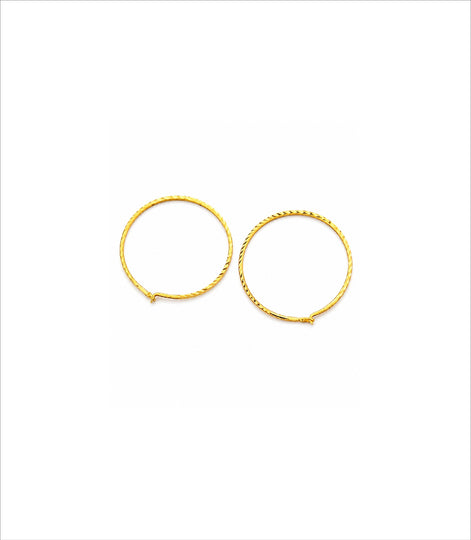 Gold Plated Delicate Everyday Bali Earrings
