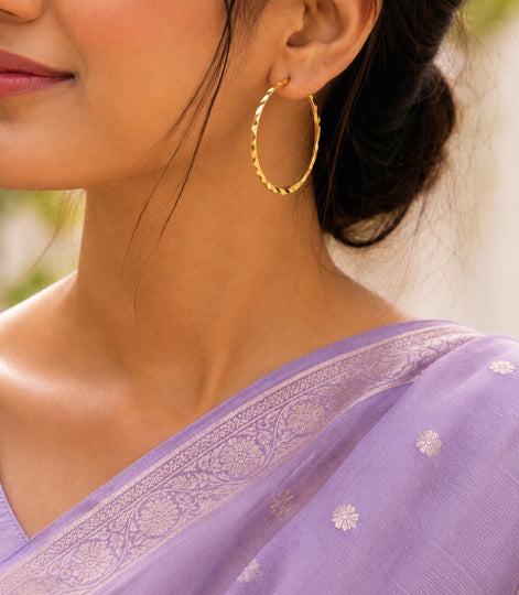 Gold Plated Delicate Bali Earrings
