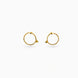 Gold Plated Everyday Bali Hoop Earrings