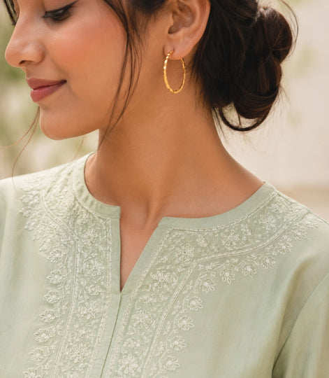 Gold Plated Diamond Cut Bali Earrings