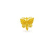 Gold Plated Butterfly Filigree Brooch