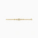Gold Plated Elegant AD Chain Bracelet