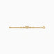 Gold Plated AD Butterfly Chain Bracelet