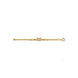 Gold Plated AD Butterfly Chain Bracelet
