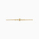 Gold Plated AD Swastik Chain Bracelet