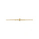 Gold Plated AD Swastik Chain Bracelet