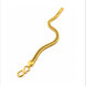 Gold Plated Cuban Link Bracelet for Men