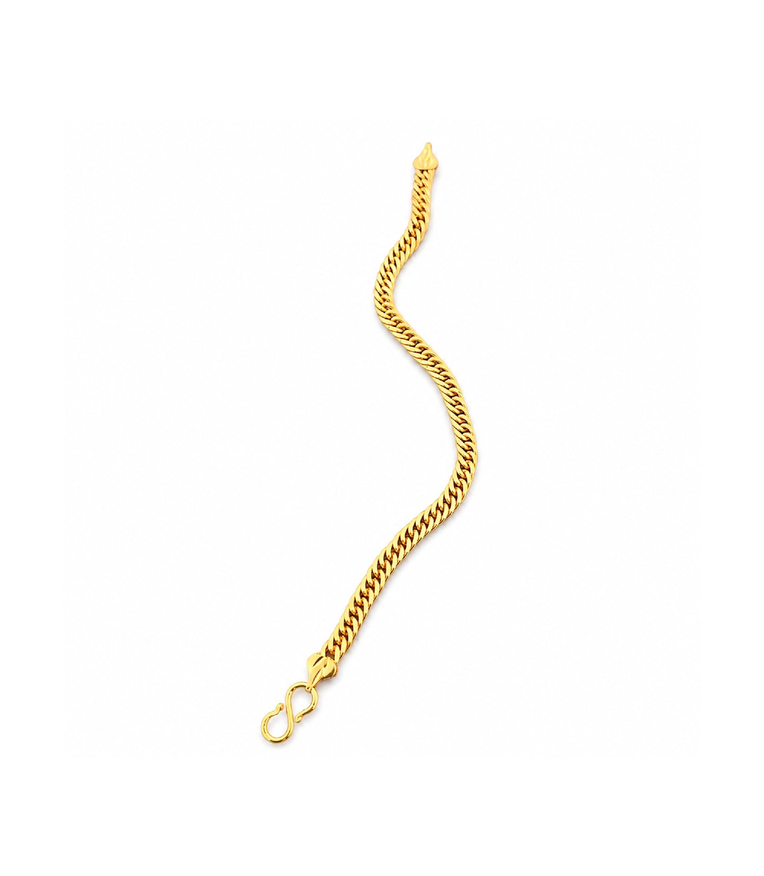 Gold Plated Cuban Link Bracelet for Men