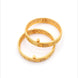 gold plated textured geometric bangles DCC1017