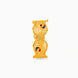 Gold Plated Wedding Enamel Peacock Single Bangle