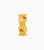 Gold Plated Wedding Enamel Peacock Single Bangle