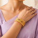 Gold Plated Traditional Enamel Single Kada Bangle