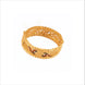Gold Plated Traditional Enamel Kada Bangle DCC267MYBL