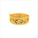 Gold Plated Traditional Enamel Kada Bangle DCC267MYBL