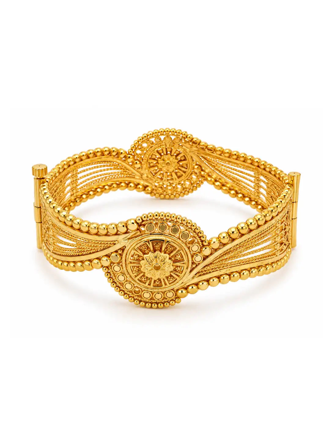 Gold Plated Wedding Traditional Chur Single Bangle