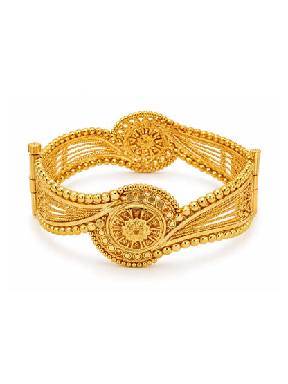 Gold Plated Wedding Traditional Chur Single Bangle