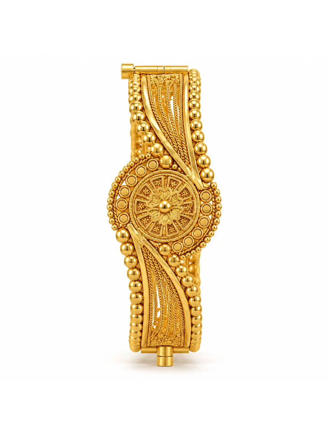 Gold Plated Wedding Traditional Chur Single Bangle
