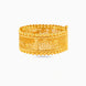 Gold Plated Wedding Peacock Motif Chur Single Bangle