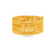 Gold Plated Wedding Peacock Motif Chur Single Bangle