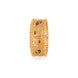 Gold Plated Wedding Enamel Peacock Chur Single Bangle