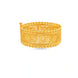 Gold Plated Wedding Floral Peacock Single Bangle