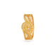 Gold Plated Wedding Floral Wave Chur Single Bangle