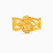 Gold Plated Wedding Floral Chur Single Bangle