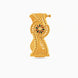 Gold Plated Wedding Enamel Floral Chur Single Bangle