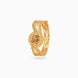 Gold Plated Wedding Enamel Floral Chur Single Bangle