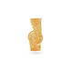 Gold Plated Wedding Floral Chur Single Bangle
