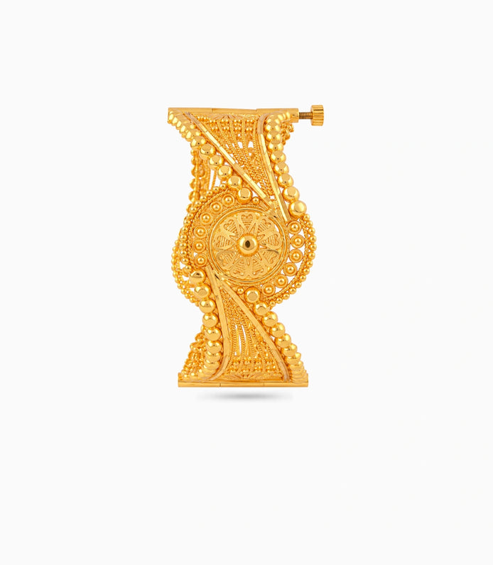 Gold Plated Wedding Royal Chur Single Bangle