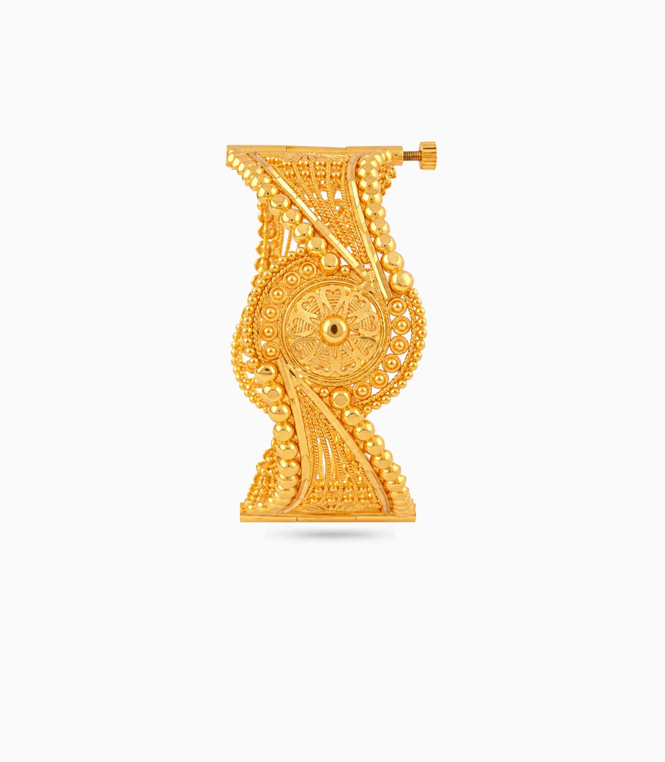 Gold Plated Wedding Royal Chur Single Bangle