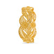 Gold Plated Floral Filigree Traditional Single Bangle