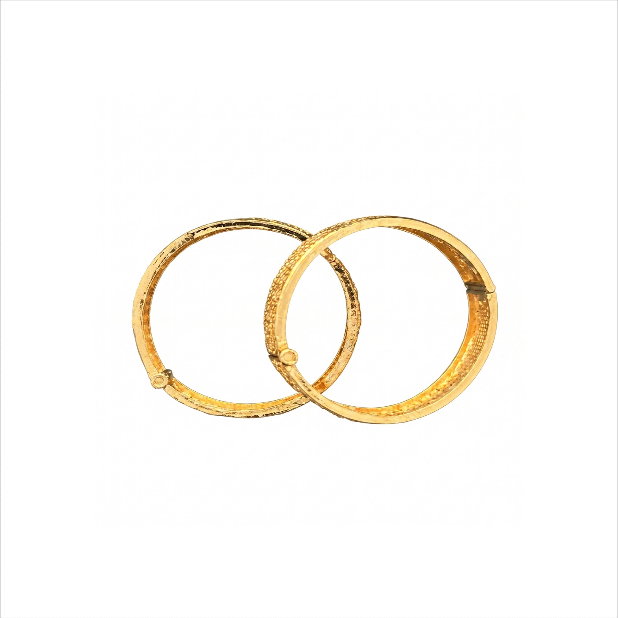 Gold Plated Traditional Bangles Set DCC740