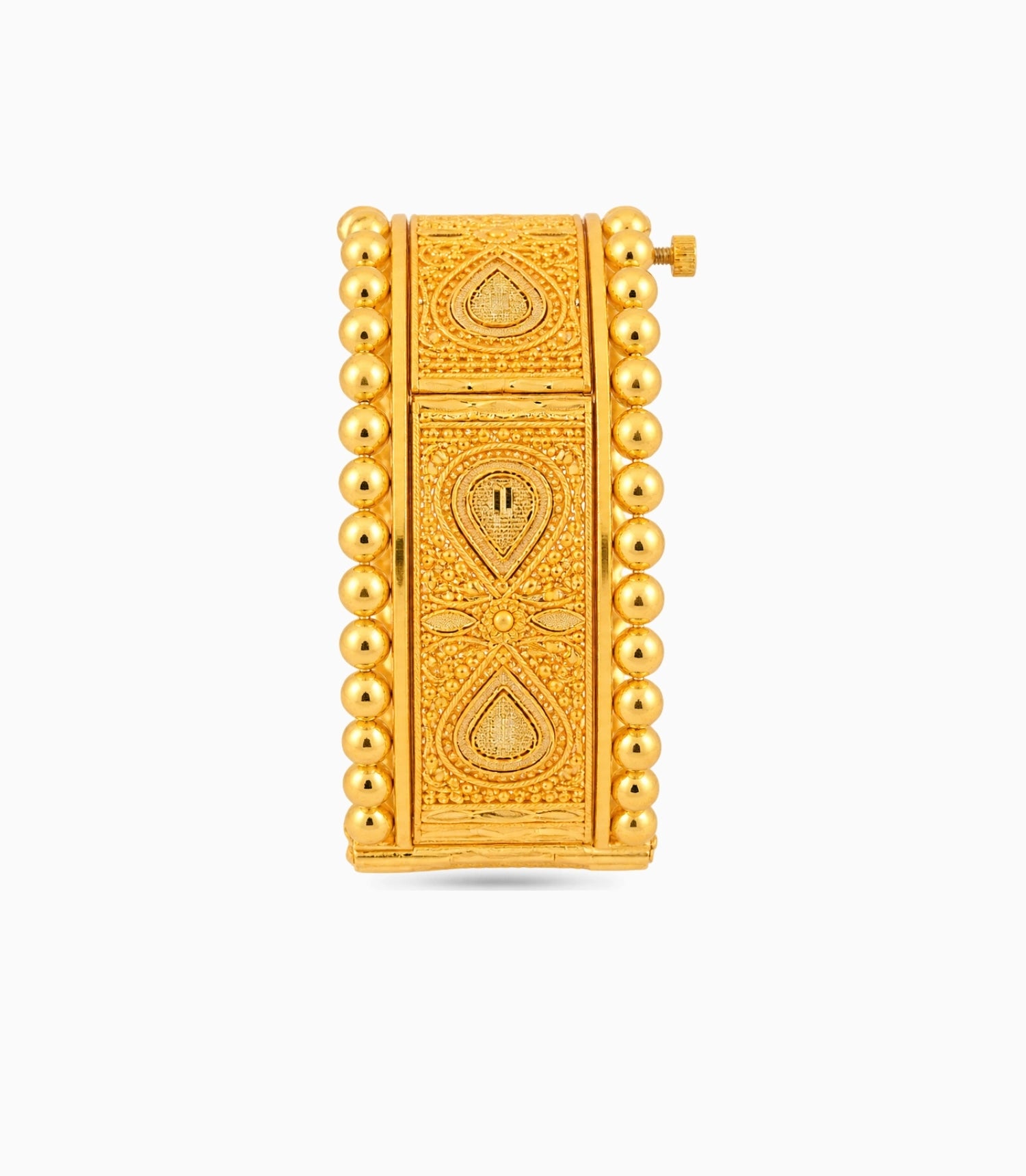 Gold Plated Wedding Royal Chabi Chur Single Bangle