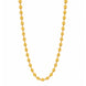 charming gold plated textured bead chain DCN1050