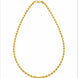 charming gold plated textured bead chain DCN1050