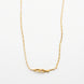 gold plated figaro chain DCN158
